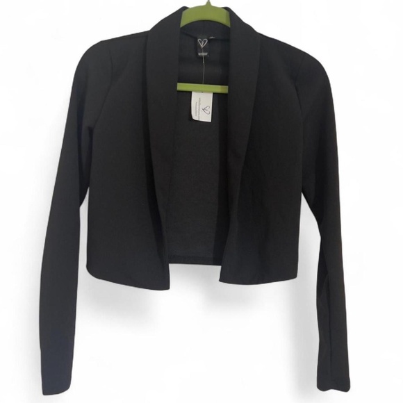 WINDSOR Black Cropped Blazer - Size XS - Picture 1 of 3